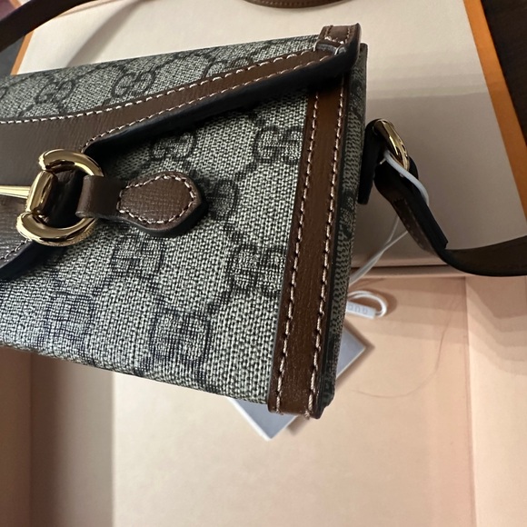 1955 Horsebit Gucci Brown and Tan Women's Bag - Picture 12 of 15